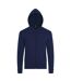 SOLS Mens Stone Zip Up Plain Hoodie (French Navy)