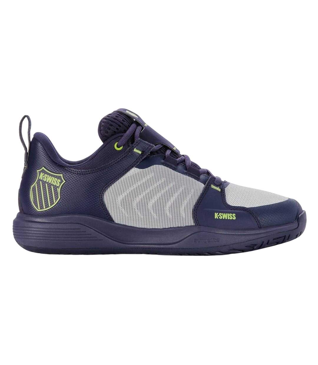 Mens Ultrashot Team Chevron Tennis Shoes Pea Green Lime K-Swiss-1