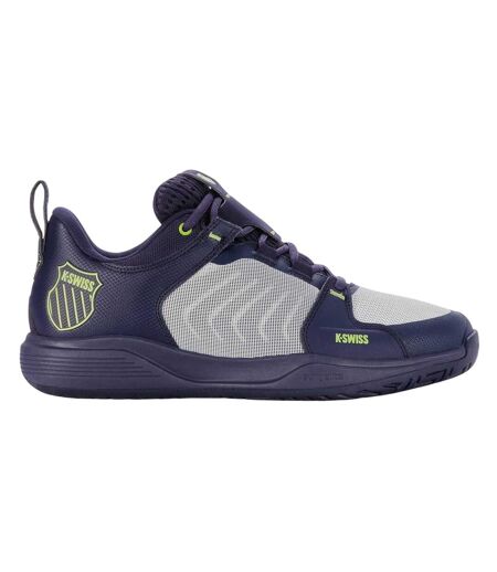 Mens Ultrashot Team Chevron Tennis Shoes Pea Green Lime K-Swiss