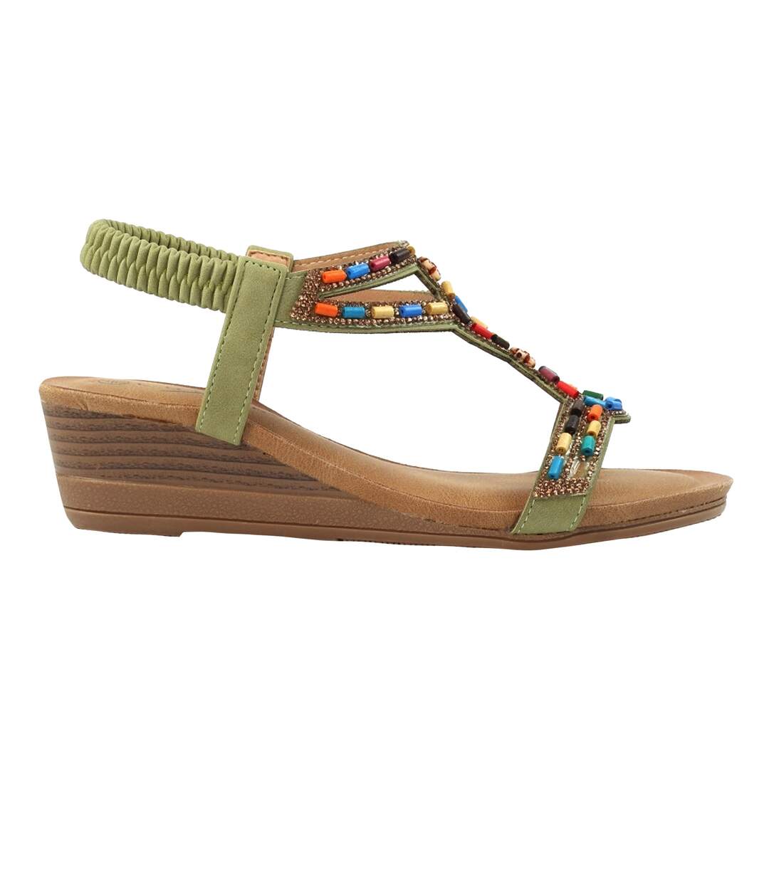 Sandales Epsom Femme Vert Lunar-3