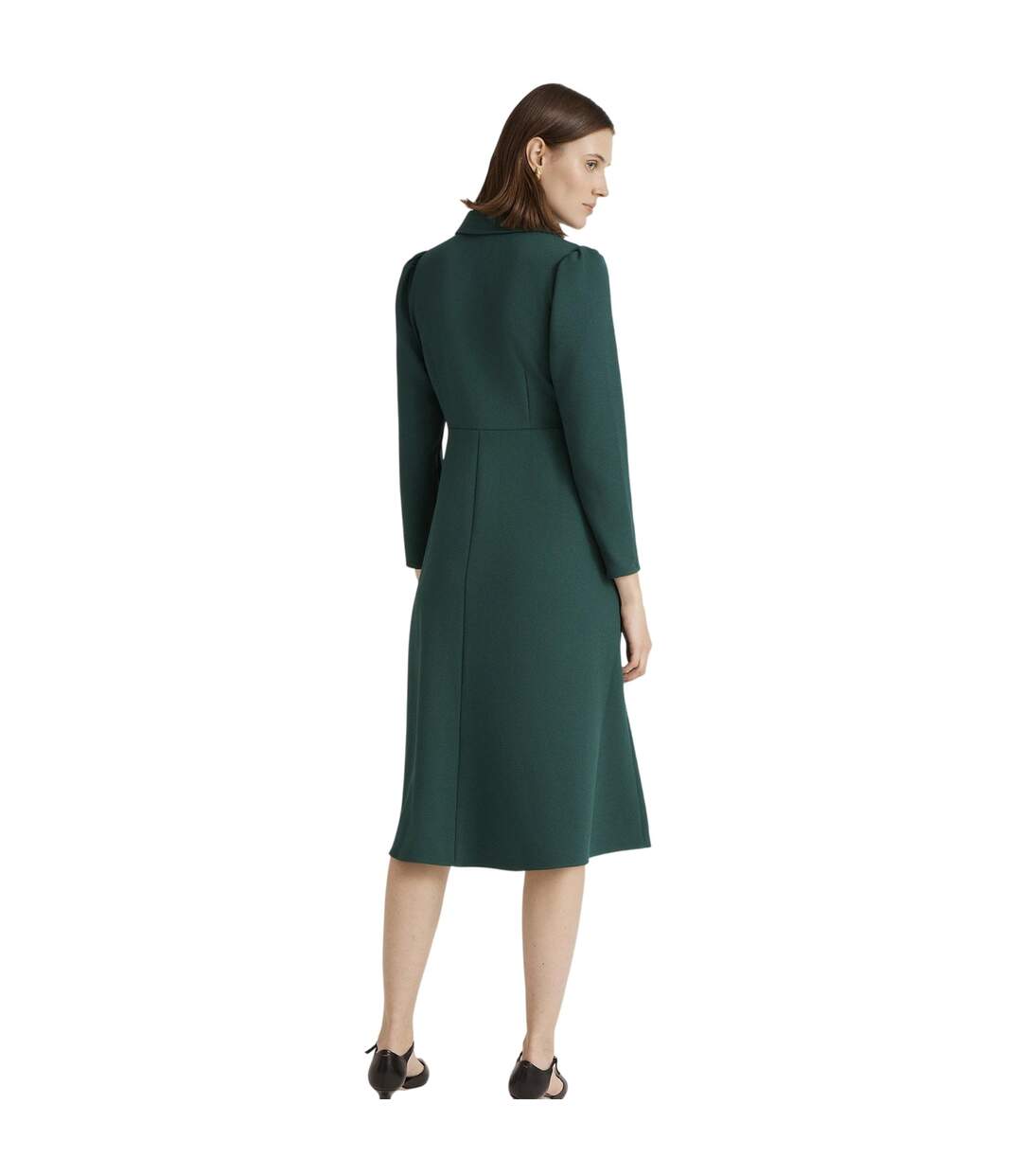 Robe Mi-longue Lucia Femme Vert Foncé Finery-3