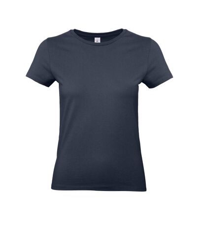 B&C Womens/Ladies E190 T-Shirt (Navy)