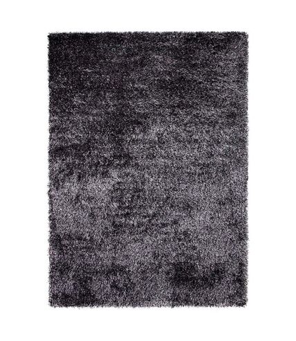 Tapis shaggy fait main motif uni COMOUR