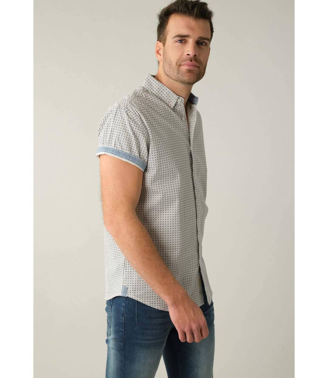 Chemise à manches courtes pour homme BOGY-5