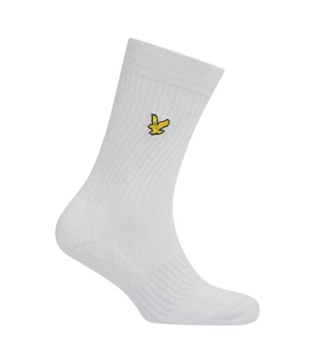 Lot De 3  Paires De Chaussettes Motif/style Marque Homme Blanc Lyle & Scott