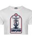 T-shirt Motif/style Cible Mod Retro Scooter Homme Vieux Blanc Amplified-3