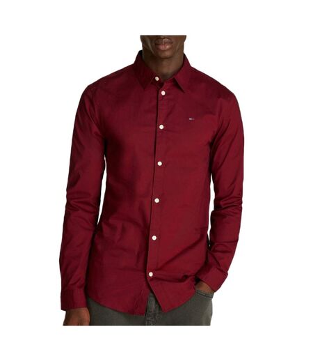 Chemise bordeaux homme tommy hilfiger tjm original