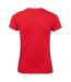 B&c Womens/ladies #e150 Tee-shirt Rouge B And C-2
