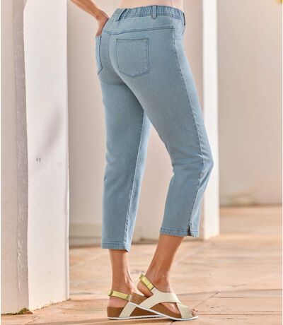 Pantalon Jegging 7/8e en Jean Stretch Estival