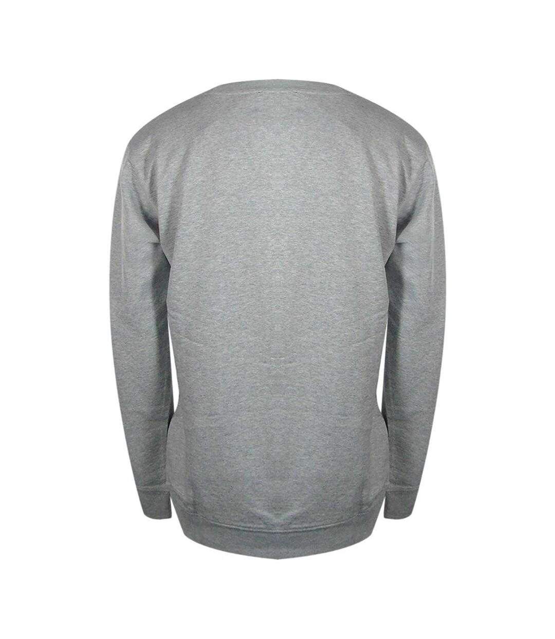 Unisex Adult Splintered Tiger Sweatshirt Graphic Grey Cavalli Class-2