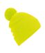 Beechfield Unisex Adult Snowstar Beanie (Fluorescent Yellow) - UTRW8030