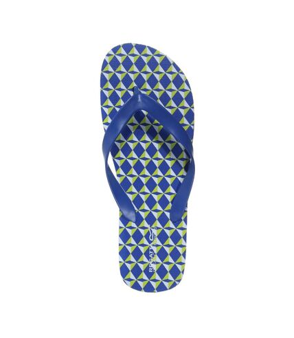 Regatta Mens Bali Geometric Flip Flops (Lapis Blue) - UTRG7607