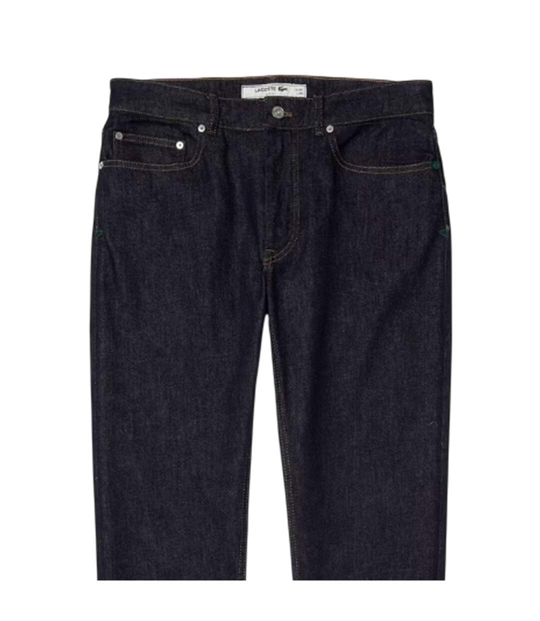 Mens Denim Logo Slim Jeans Blue Lacoste-4