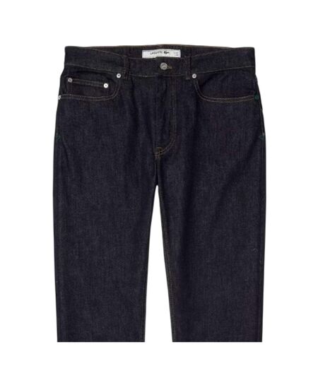 Mens Denim Logo Slim Jeans Blue Lacoste