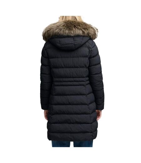 Doudoune noie femme superdry hood