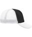 Casquette trucker avec filet style rétro - MB070 - noir et blanc-1