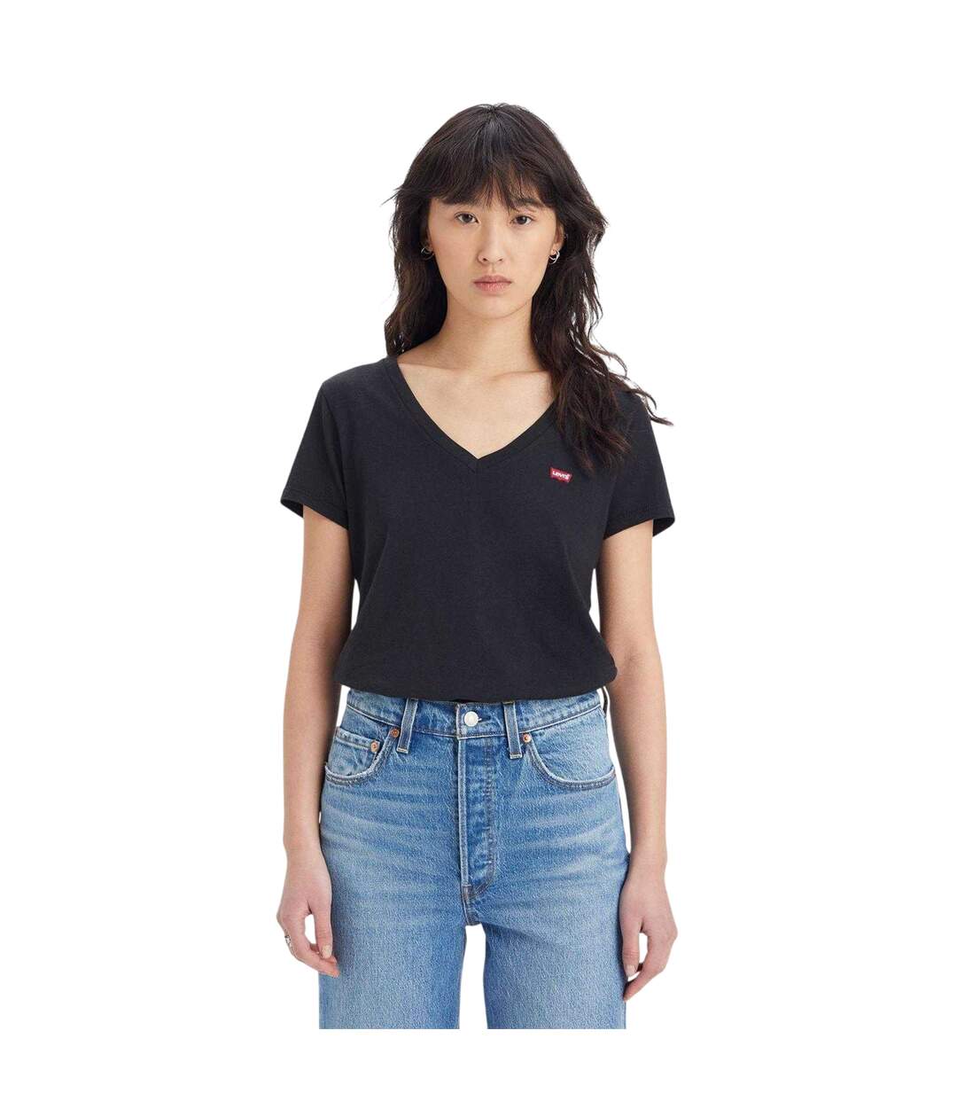 T-shirt Perfect Femme Noir Levis-4