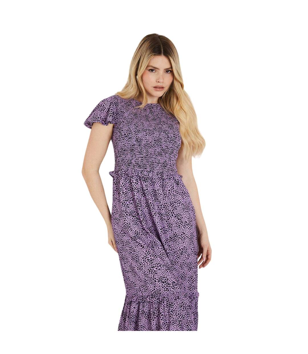 Robe mi-longue femme lilas Dorothy Perkins-3