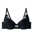 Soutien-gorge ampliforme coque moulée puh-up noir Rafale