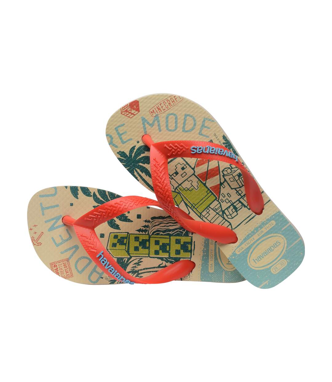 Tong Enfant Havaianas Minecraft