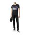 Unisex Adult Paris Rainbow Logo T-shirt Black Balmain-1