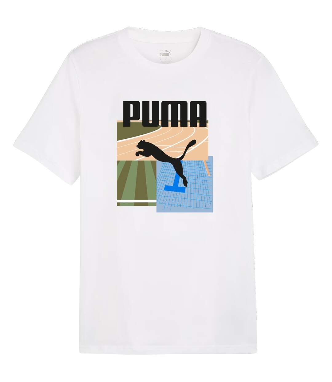 T-shirt Summer Sports Homme Gris Puma-1