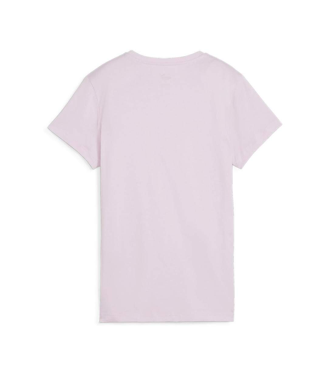 T-shirt Mauve Femme Puma Ess+ Embroid - XXS-2