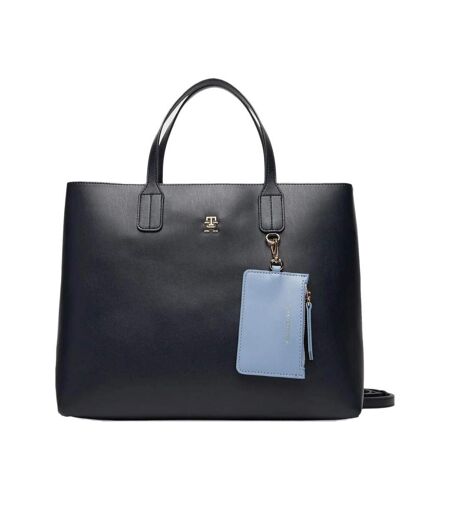 Sac à main marine femme tommy hilfiger icon satchel