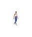 Womens/ladies 365 Plain Slim Joggers Baja Blue Nathan-1