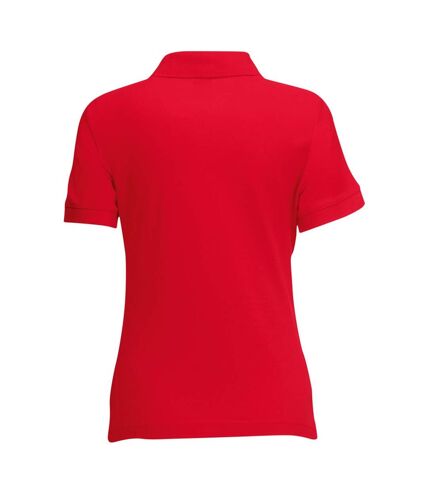 Fruit Of The Loom - Polo manches courtes - Femme (Rouge) - UTBC384