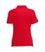 Fruit Of The Loom Womens Lady-Fit 65/35 Short Sleeve Polo Shirt (Red)