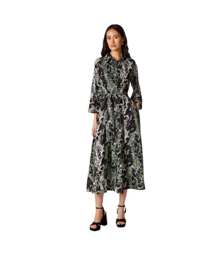 Robe chemisier femme vert Principles