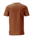 T-shirt Manches Courtes Customised Homme Marron Mascot-2