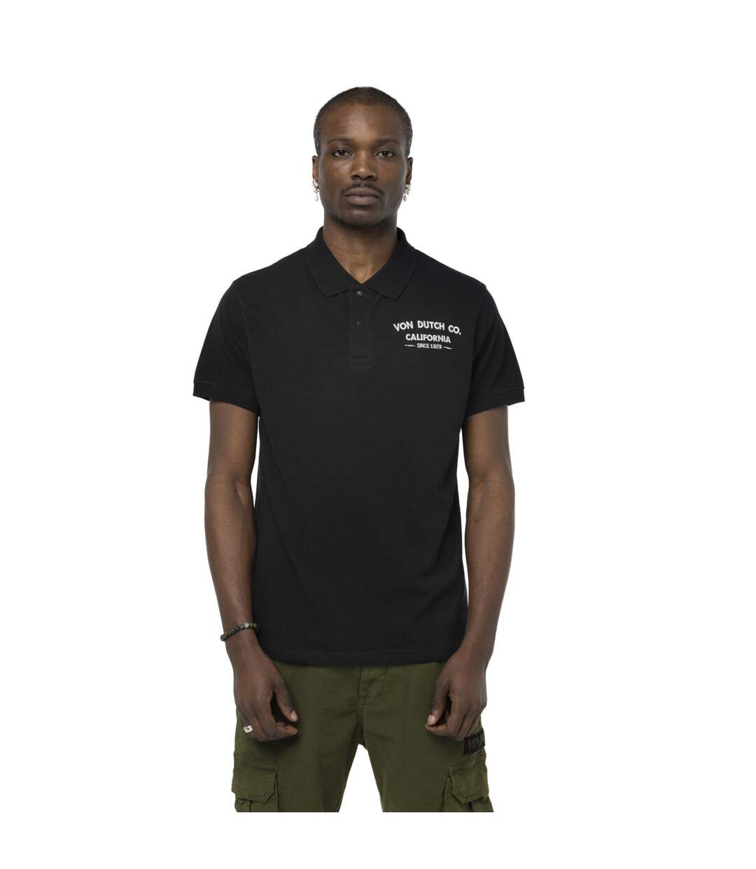 Polo homme manches courtes avec broderie Company Vondutch-1