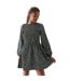 Robe À Smocks Motif/style Floral Femme Noir Daisy Street-2