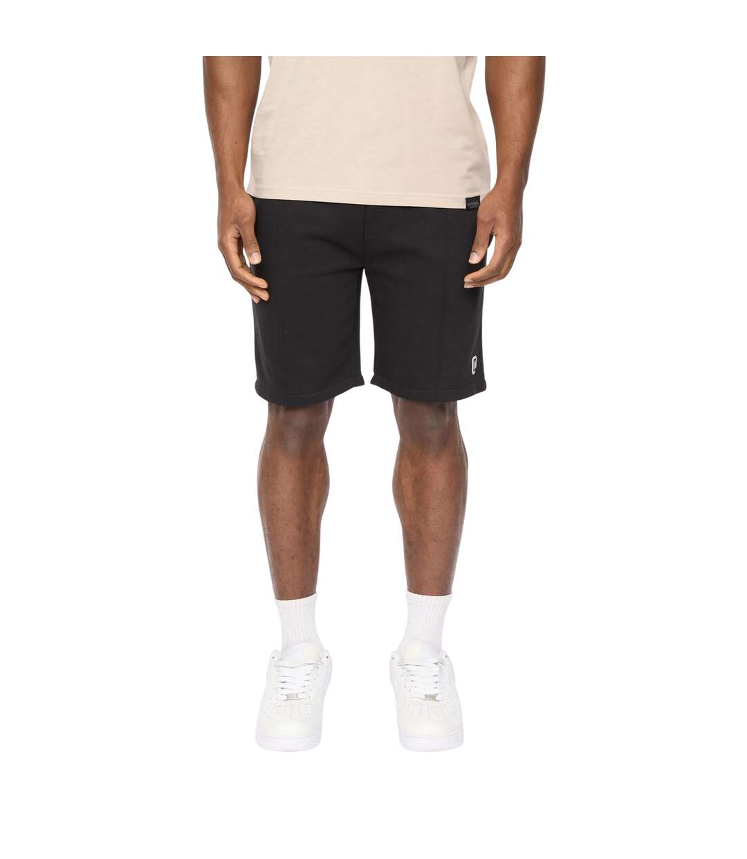 Short Décontracté Bardon Homme Noir Crosshatch-2