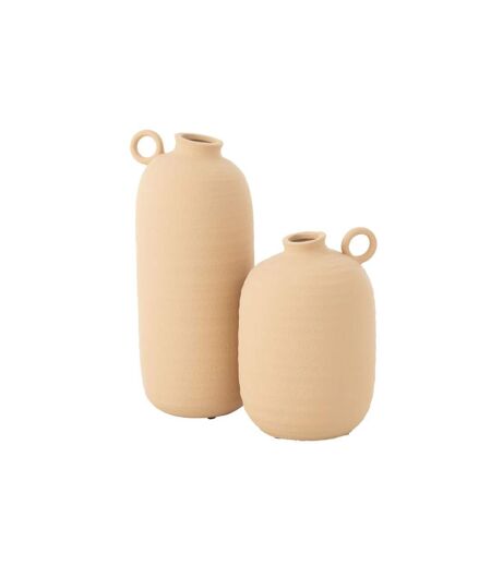 Vase Étroit en Argile Cassia 38cm Beige
