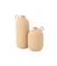 Vase Étroit en Argile Cassia 38cm Beige-2