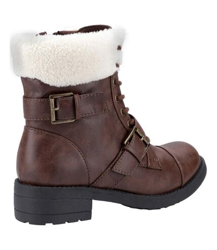 Bottines travis femme marron / blanc Rocket Dog