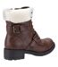 Bottines travis femme marron / blanc Rocket Dog