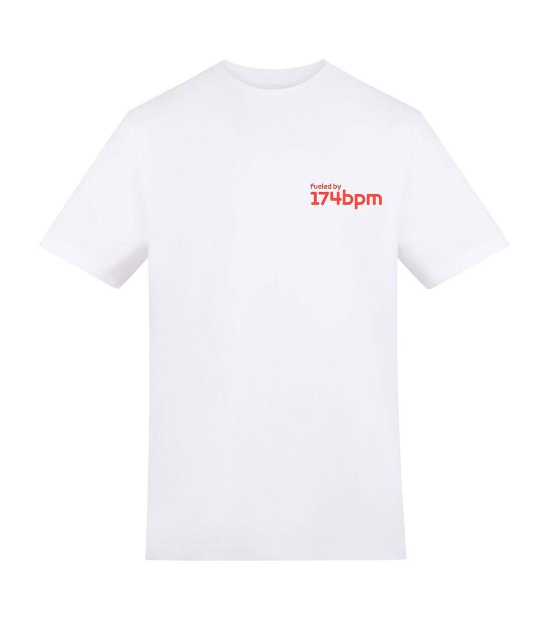 Unisex Adult 174 Bpm T-shirt White AWD-1