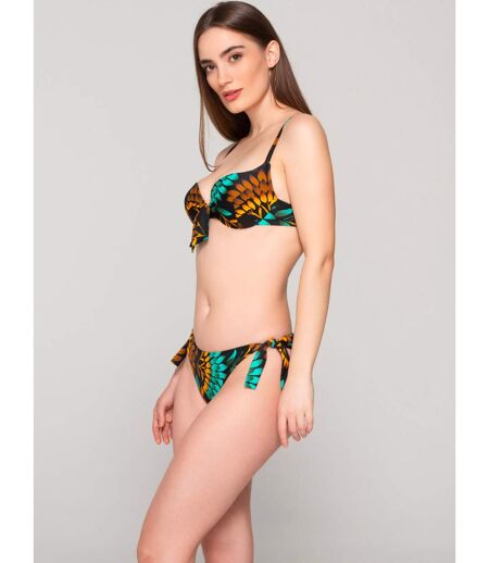 Bas maillot slip de bain à nouettes EMERALD Luna Splendida