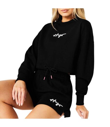 Sweat Delive Femme Noir Hugo