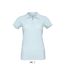 SOLS Womens/Ladies Perfect Pique Short Sleeve Polo Shirt (Creamy Blue) - UTPC282