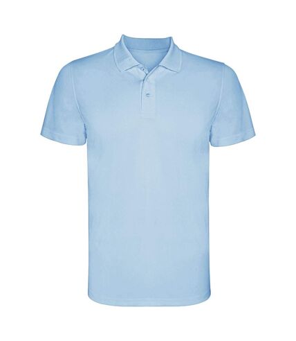 Roly Mens Monzha Short-Sleeved Polo Shirt (Sky Blue)