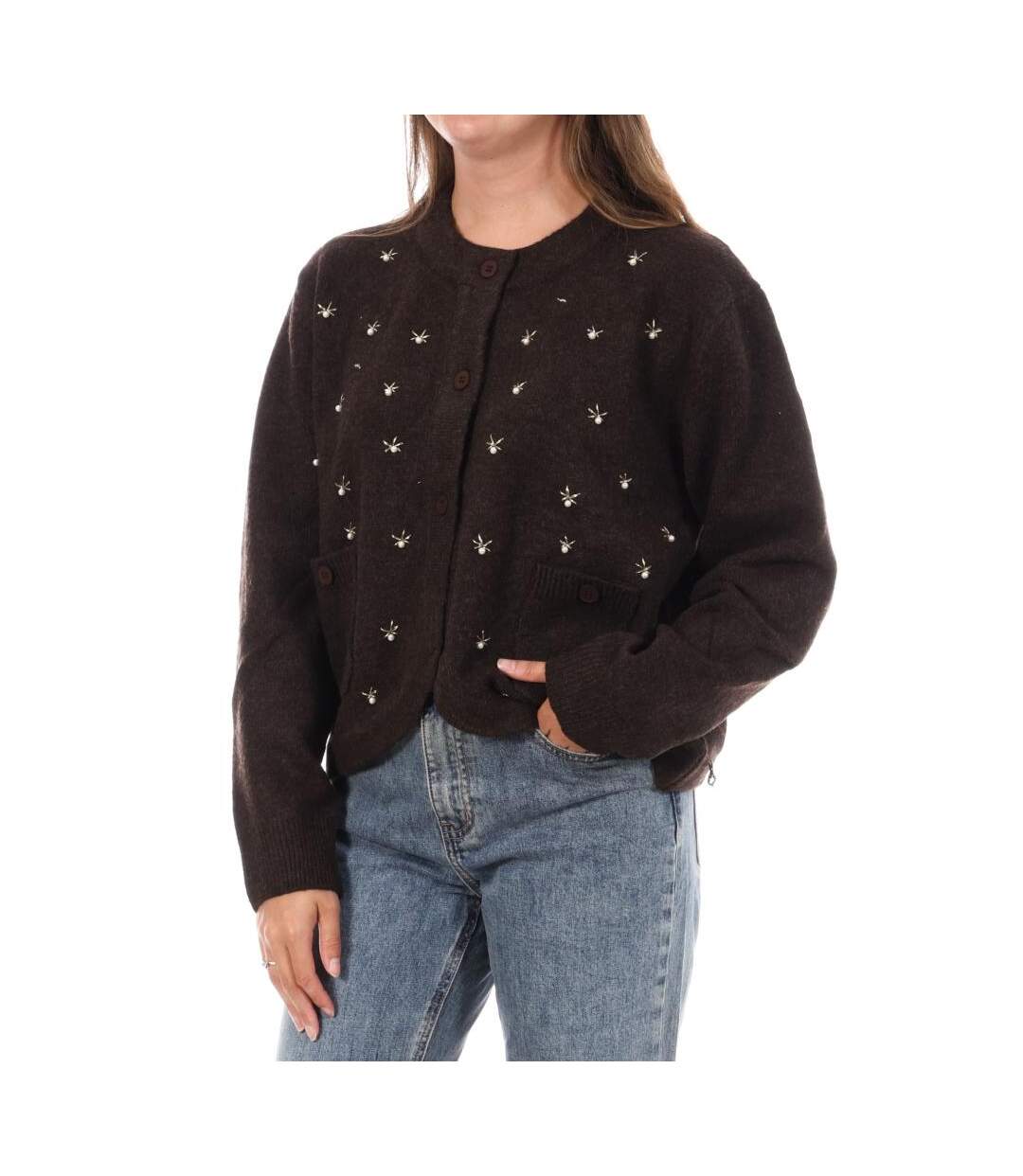 Gilet marron femme an'ge lola-1