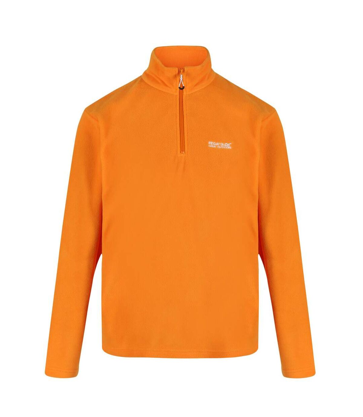Regatta Great Outdoors Mens Thompson Half Zip Fleece Top (Flame Orange) - UTRG1390