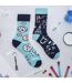 1 Pack Unisex Mismatched Novelty Odd Socks - Laboratory-3