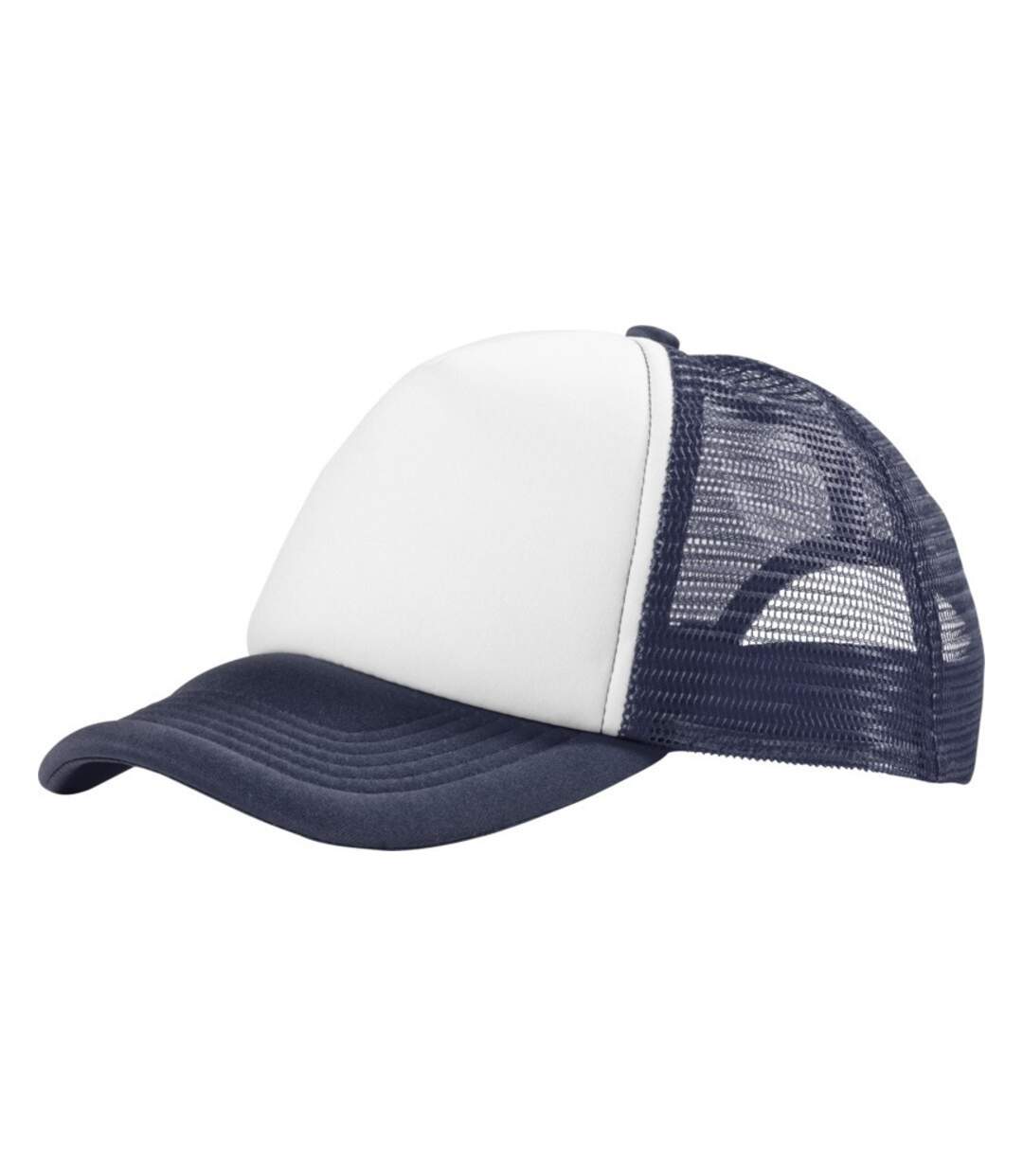 Bullet Trucker 5 Panel Cap (Navy/White) - UTPF978-1
