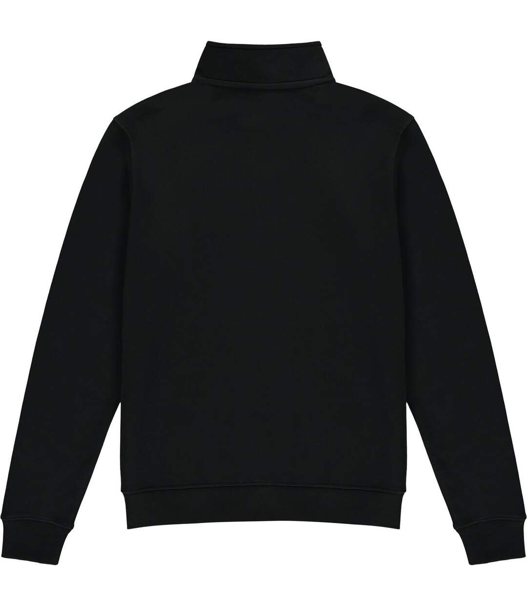 Mens quarter zip sweatshirt black Kustom Kit